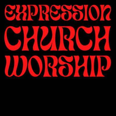 Expression Church Worship - Mens Block T shirt Design