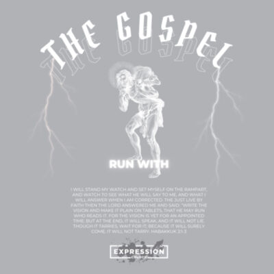 Run With The Gospel - Womens Relax Hood Design