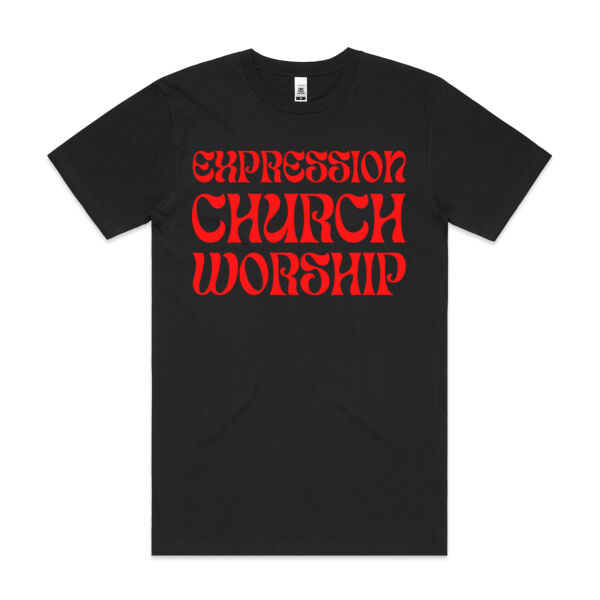 Expression Church Worship - Mens Block T shirt Thumbnail