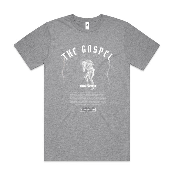 Run With The Gospel - Mens Block T shirt Thumbnail