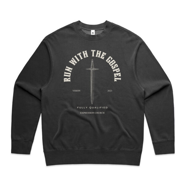 Fully Qualified - Mens Faded Crew Thumbnail