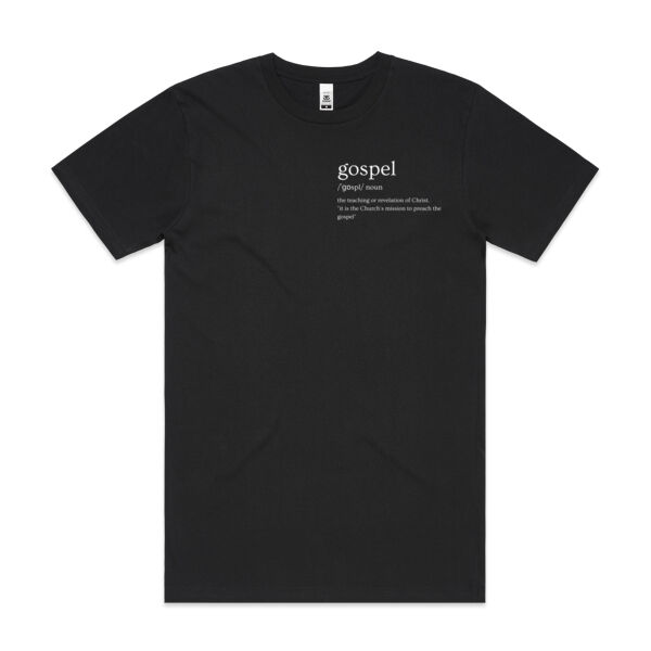 The Gospel - Mens Block T shirt Thumbnail